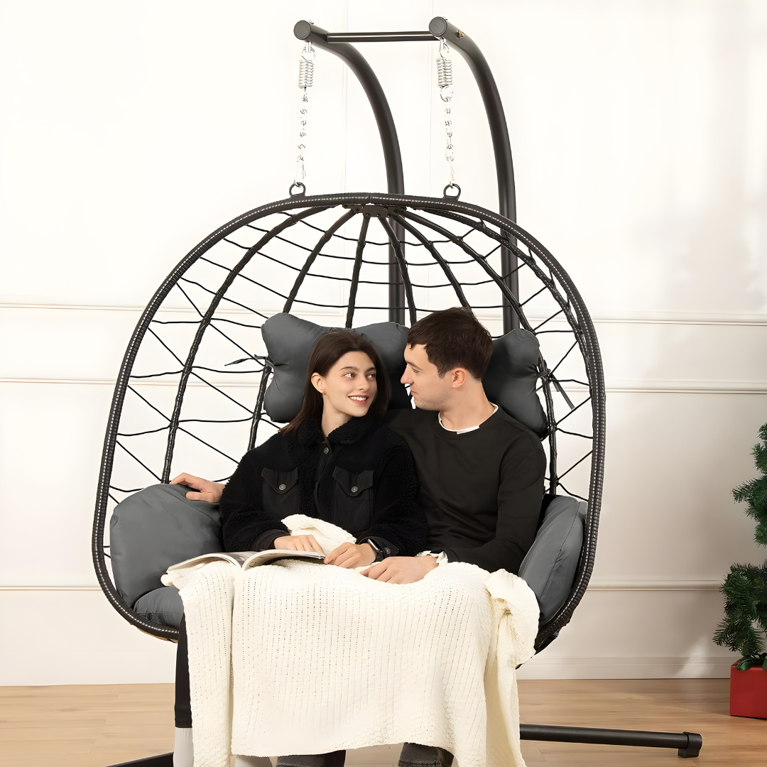 Double Hanging Egg Chair