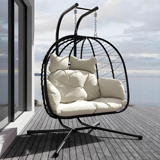 Double Hanging Egg Chair