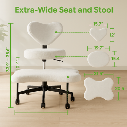Ergonomic Cross Legged Chair