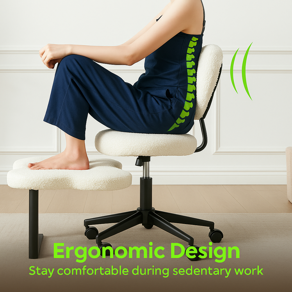 Ergonomic Cross Legged Chair