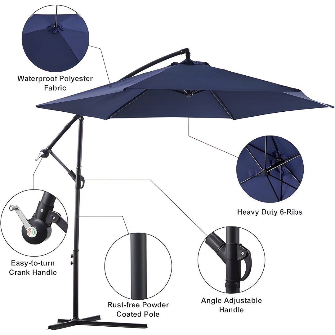 10ft Cantilever Patio Umbrella