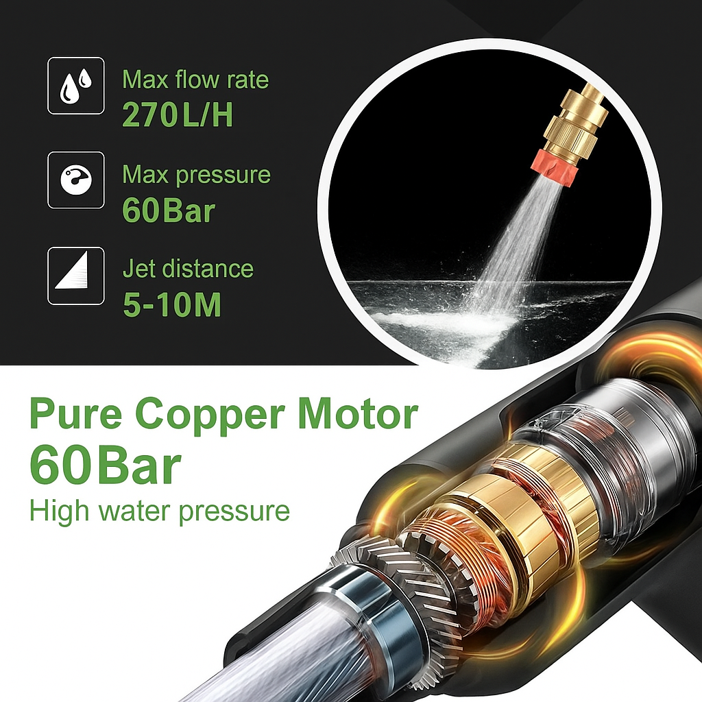 Portable Electric Car Wash Gun